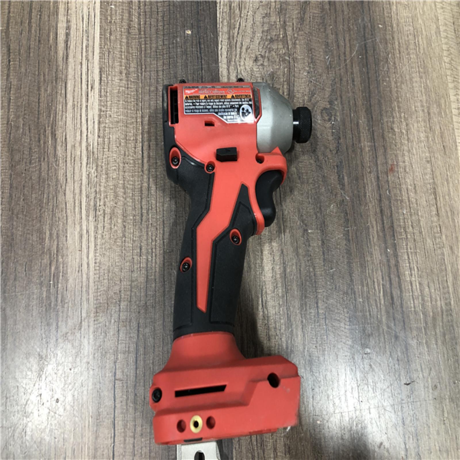 AS-IS Milwaukee M18 18V Lithium-Ion Brushless Cordless 1/4 in. Compact Impact Driver (Tool Only)