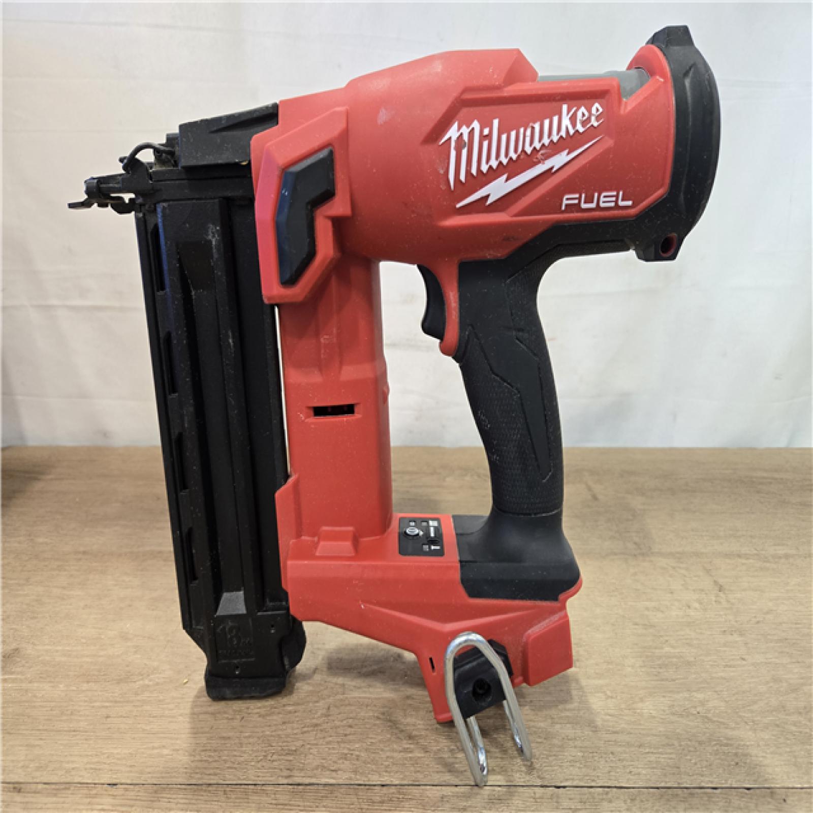 AS-IS Milwaukee FUEL 18-Volt Lithium-Ion Brushless Cordless Gen II 18-Gauge Brad Nailer (Tool-Only)