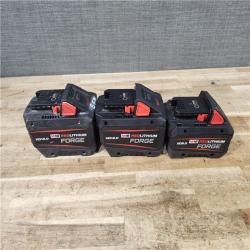 HOUSTON LOCATION - AS - IS MILWAUKEE BATTERY PACK QTY - 3