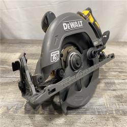 AS-IS DEWALT FLEXVOLT 60V MAX Cordless Brushless 7-1/4 in. Wormdrive Style Circular Saw (Tool Only)