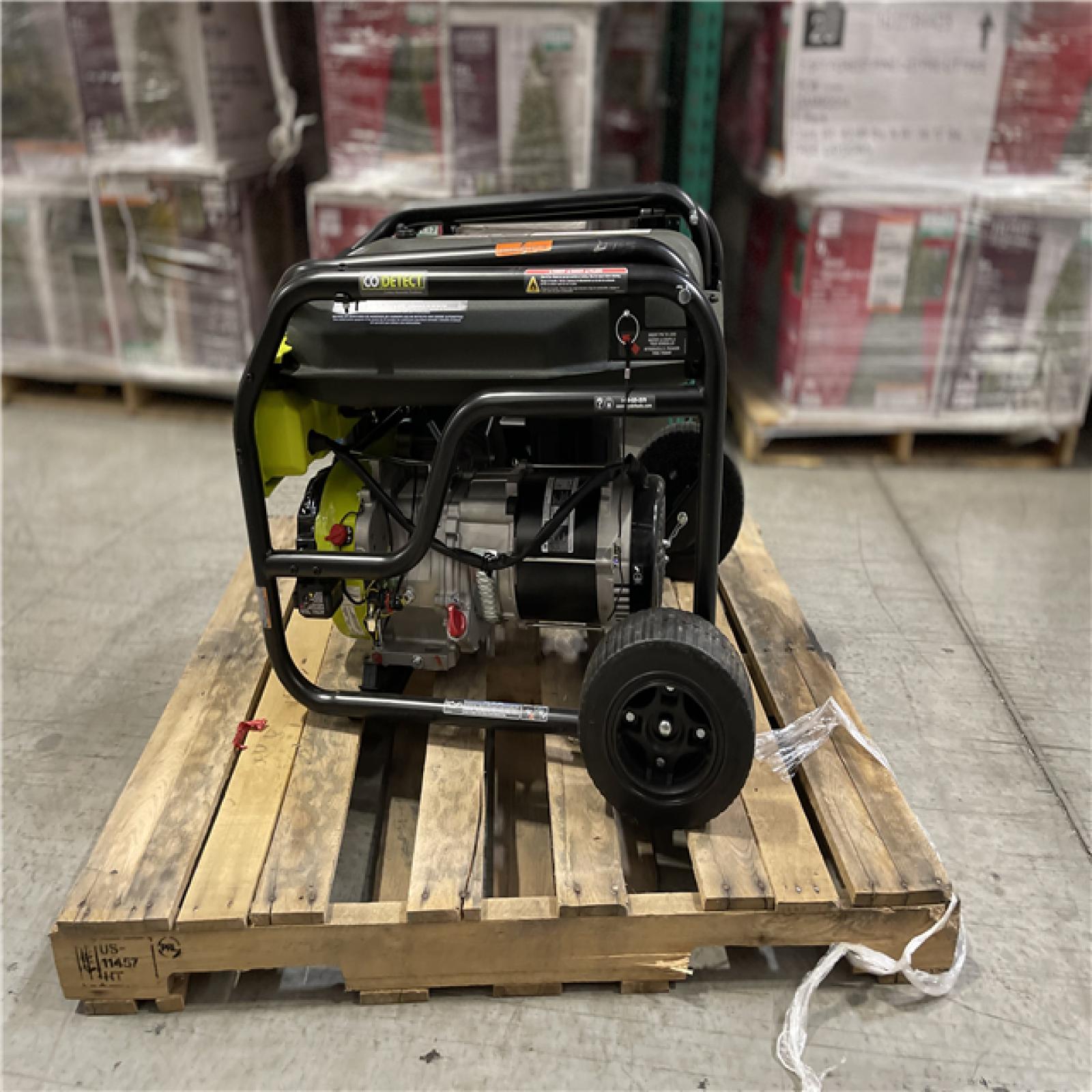 DALLAS LOCATION - AS-IS RYOBI 8125-Watt Gasoline Powered Portable Generator