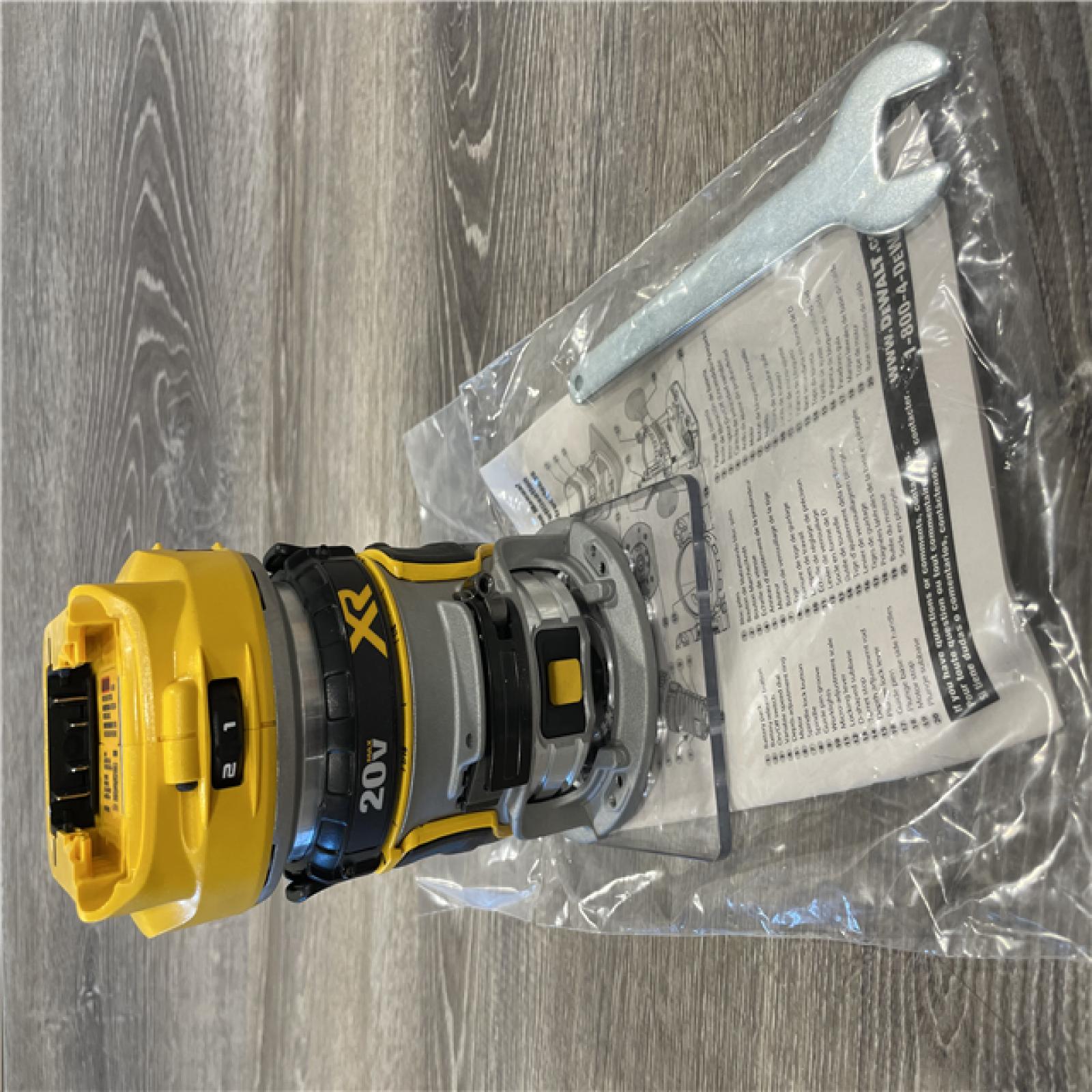 AS-IS DEWALT 20V MAX XR Cordless Brushless Fixed Base Compact Router (Tool Only)
