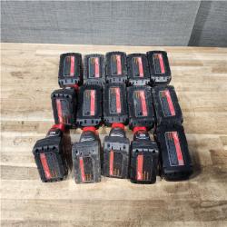 Houston Location Milwaukee Batteries QTY/15