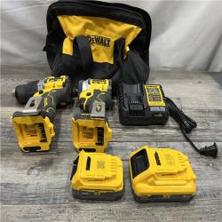 AS-IS DEWALT 20V XR Lithium-Ion Cordless 2-Tool Combo Kit
