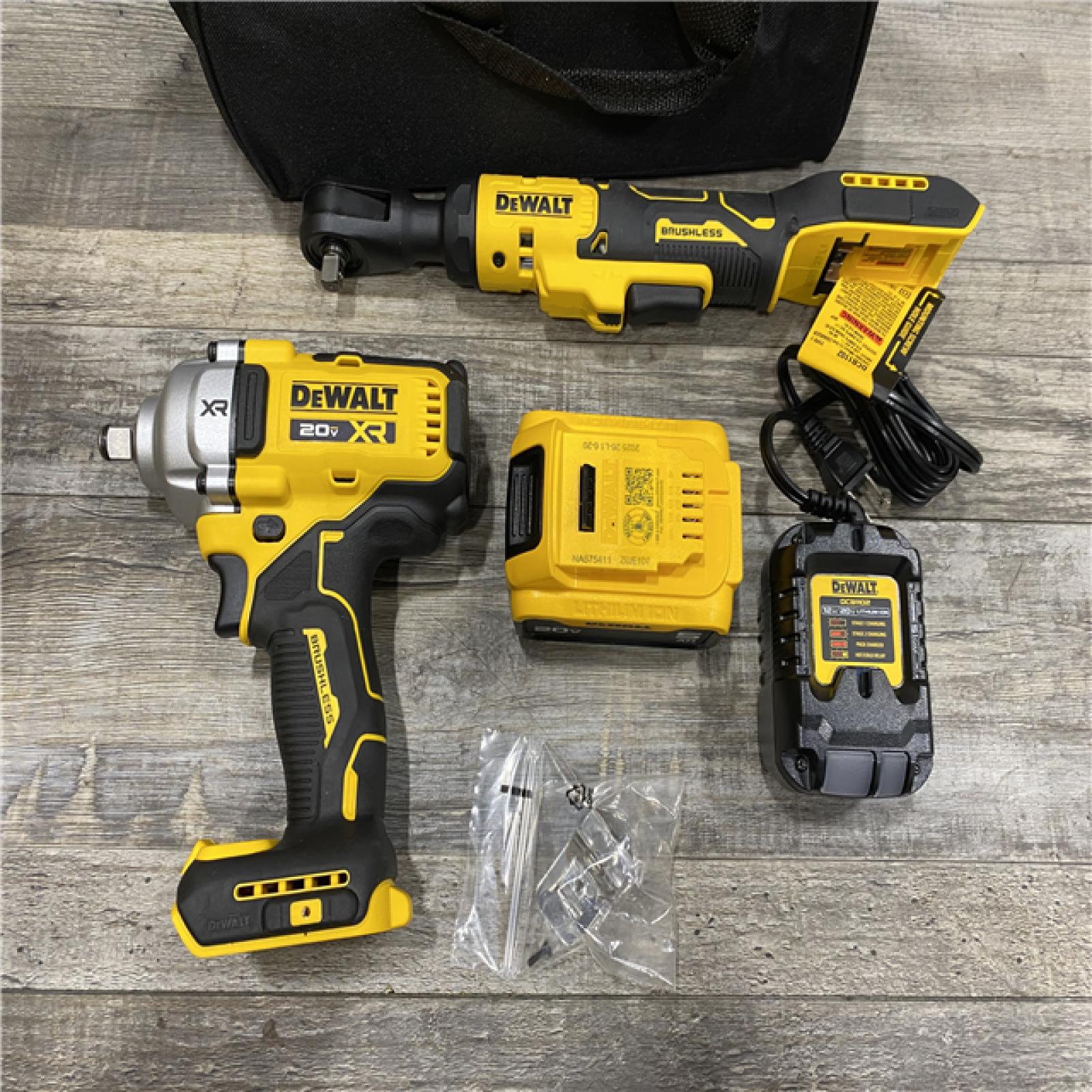 AS-IS DEWALT 20V Lithium-Ion Cordless 2-Tool Combo Kit