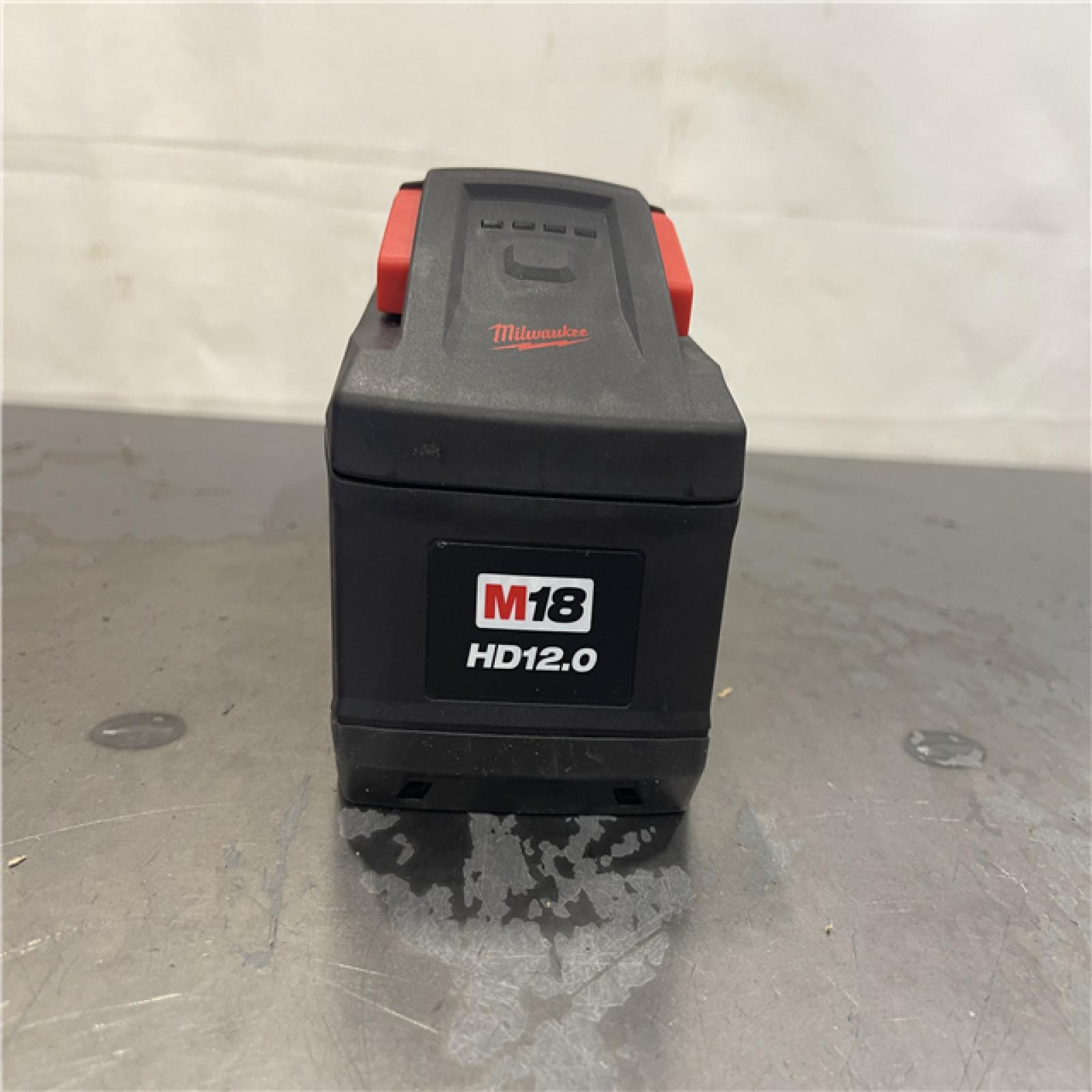 AS-IS- Milwaukee M18 Forge 12 Ah Lithium-Ion Redlithium HD Battery 1 Pc