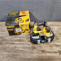 HOUSTON LOCATION - AS-IS Dewalt DCS377B 20V MAX ATOMIC Brushless Cordless 1-3/4  Compact Bandsaw (TOOL ONLY)