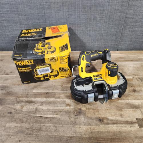 HOUSTON LOCATION - AS-IS Dewalt DCS377B 20V MAX ATOMIC Brushless Cordless 1-3/4  Compact Bandsaw (TOOL ONLY)