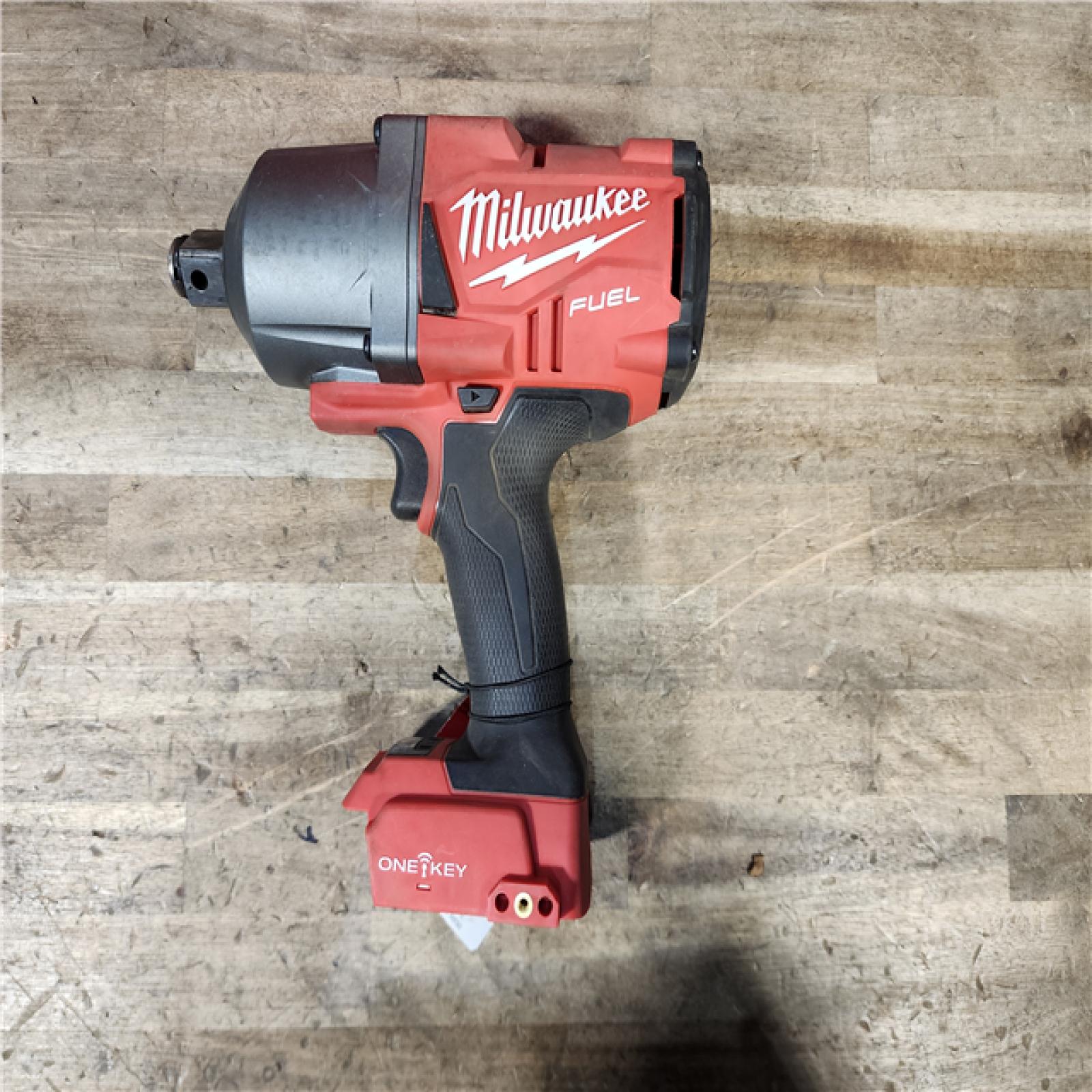 HOUSTON LOCATION - AS-IS Milwaukee M18 FUEL ONE-KEY 18V Lithium-Ion Brushless Cordless 3/4 in. Impact Wrench with Friction Ring (Tool-Only)