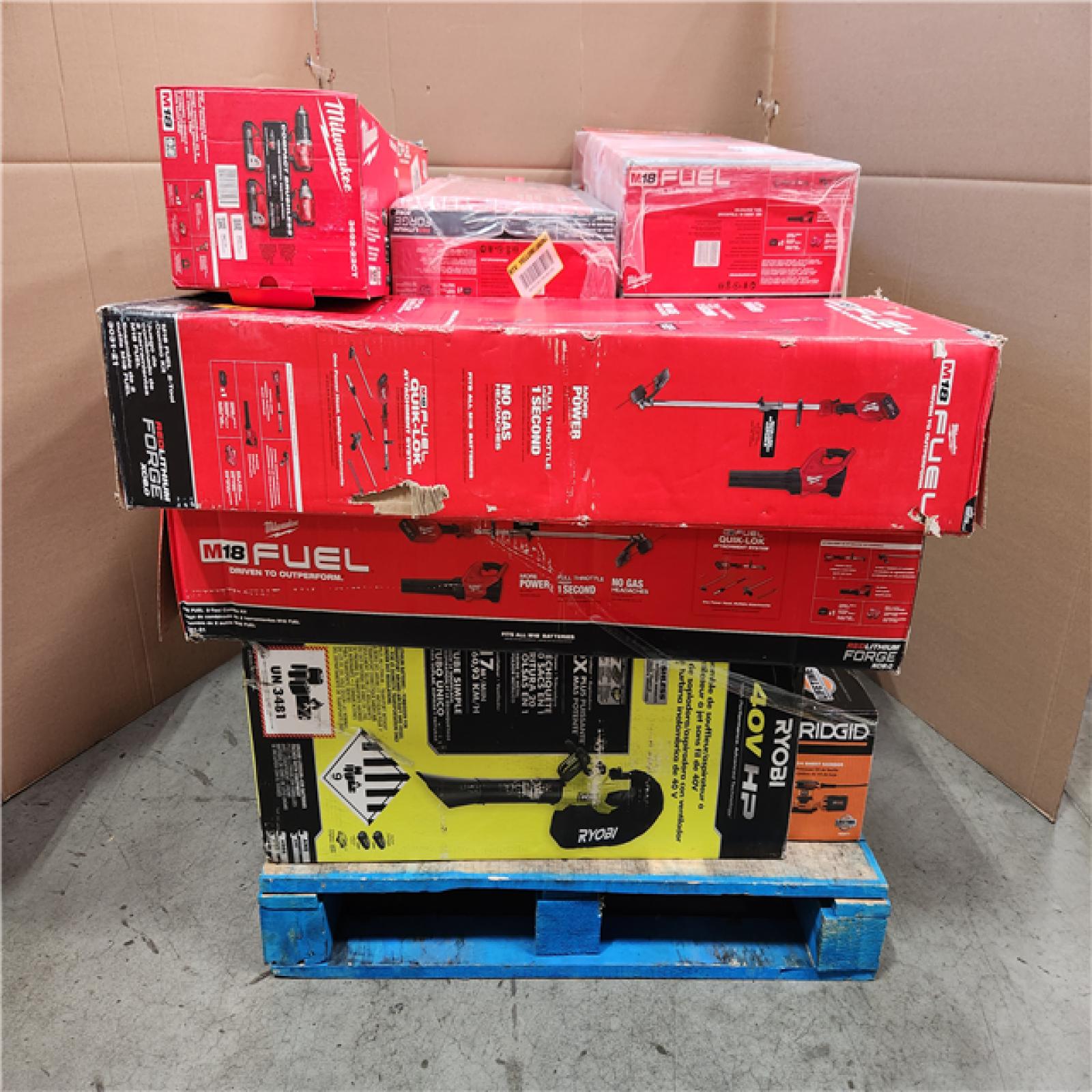 CALIFORNIA AS-IS TOOL PALLET