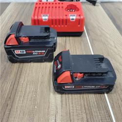 AS-IS Milwaukee M18 18-Volt Lithium-Ion Cordless Combo Kit 9-Tool with 2-Batteries, Charger and Tool Bag