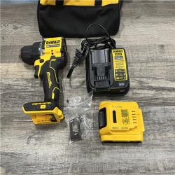 AS-IS DEWALT Atomic 20V Lithium-Ion Cordless Compact 1/2 in. Drill/Driver Kit