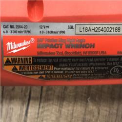 AS-IS Milwaukee  FUEL 12V Lithium-Ion Brushless Cordless 3/8 in. Right Angle Impact Wrench (Tool-Only)