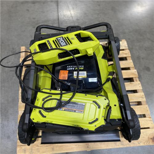 Dallas Location - As-Is RYOBI 80V HP 30 in.Lawn Mower with Battery and Charger