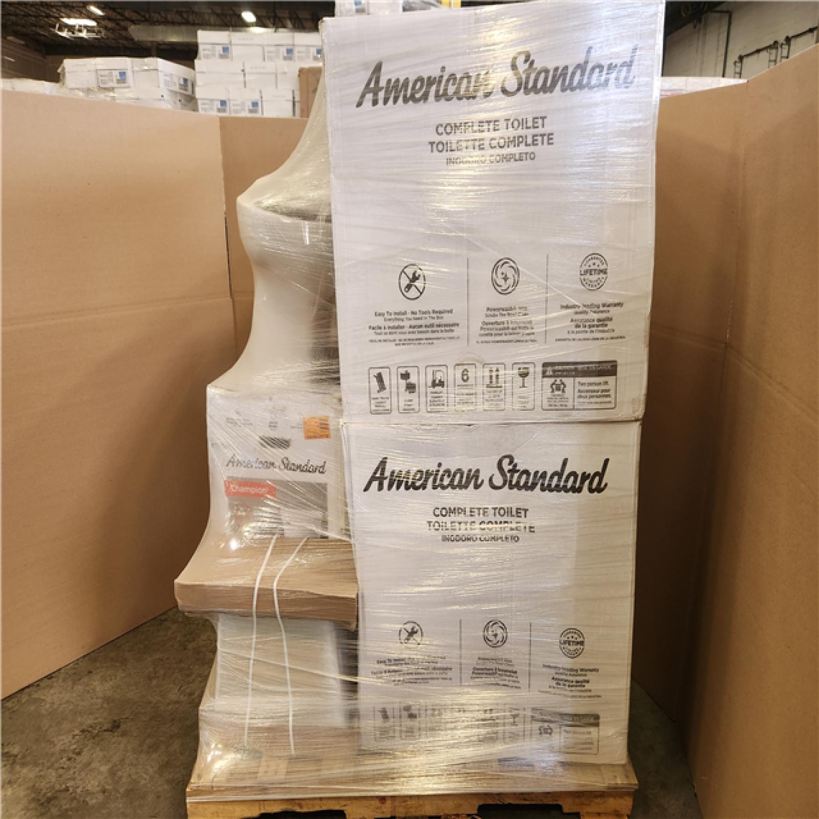 Phoenix Mixed American Standard Toilet Pallet (6 Toilets)