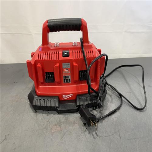 AS-IS - Milwaukee M18 18-Volt Lithium-Ion 6-Port Sequential Battery Charger