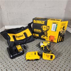 Houston Location - AS-IS DeWalt DCF809D1 20V Cordless 1/4  Impact Driver Kit W/ Battery  Charger and Bag - Appears IN GOOD Condition