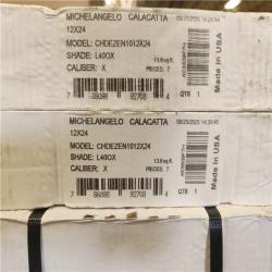 Phoenix NEW Florida Tile Home Collection Michelangelo Calacatta Rectified 12 in. x 24 in. Porcelain Floor and Wall Tile (638 sq. ft. /48 case)