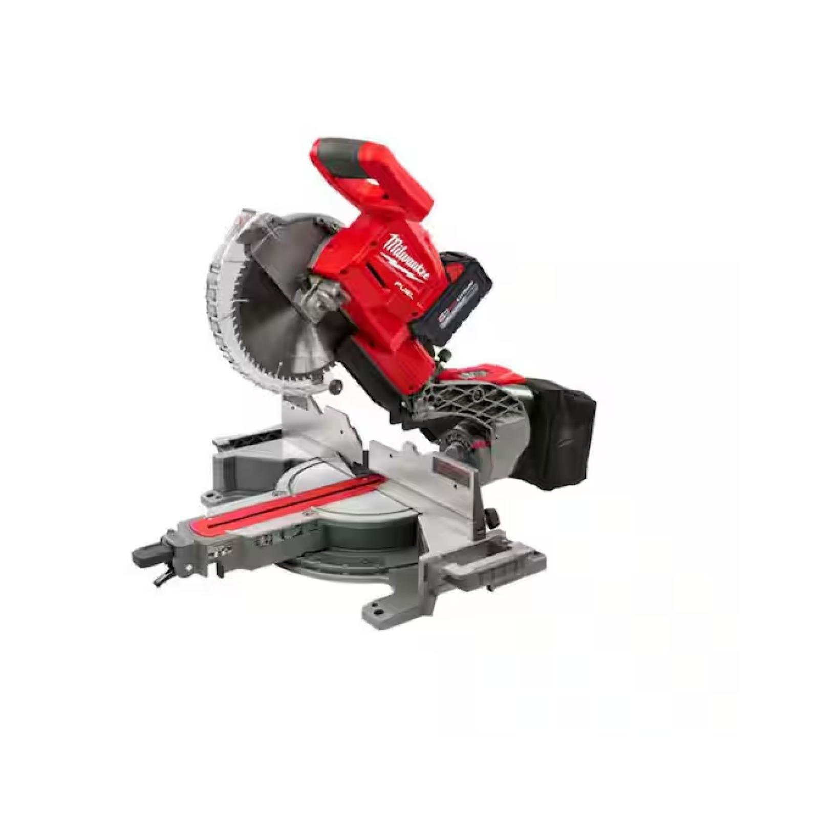 DALLAS LOCATION - Milwaukee M18 FUEL 18V 10 in. Lithium-Ion Brushless Cordless Dual Bevel Sliding Compound Miter Saw Kit with One 8.0 Ah Battery
