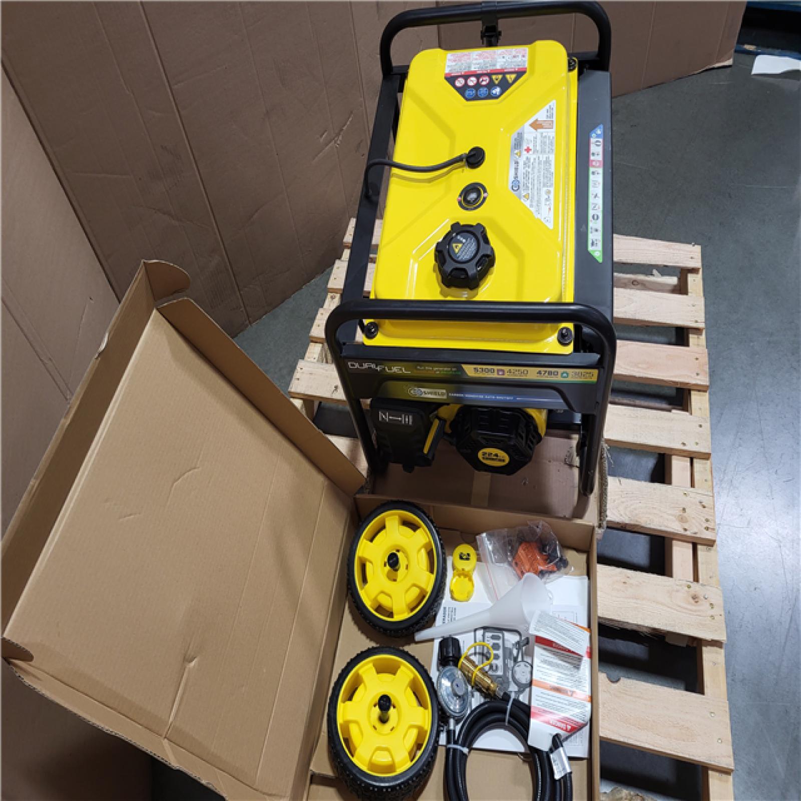 CALIFORNIA AS-IS CHAMPION PORTABLE GENERATOR