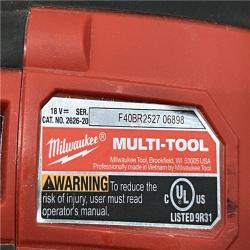 AS-IS Milwaukee 18V Lithium-Ion Cordless Oscillating Multi-Tool (Tool-Only)