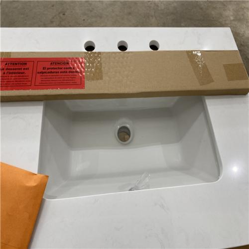 Houston Location AS IS - 60in Vanity Light Oak