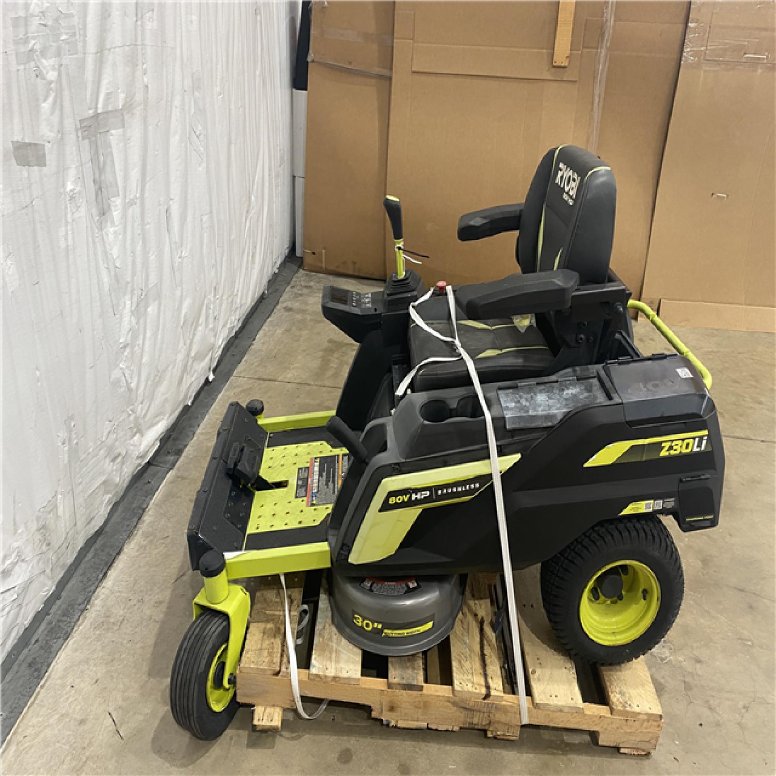 Houston Location AS IS - Ryobi Z54 LI 54 Riding Mower