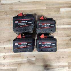HOUSTON LOCATION - AS-IS MILWAUKEE FORGE BATTERY PACK QTY - 4
