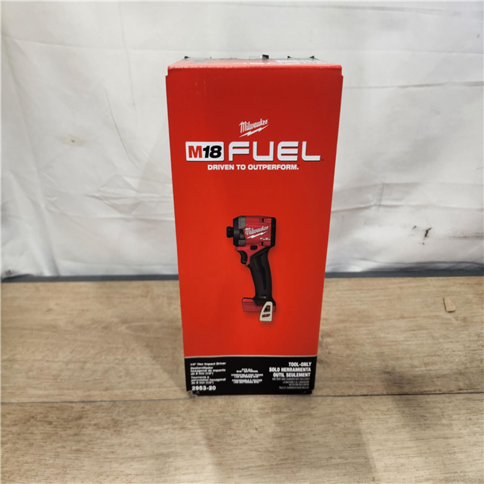 NEW- Milwaukee FUEL 18V Lithium-Ion Brushless Cordless 1/4 in. Hex Impact Driver (Tool-Only)