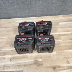 HOUSTON LOCATION - AS-IS MILWAUKEE FORGE BATTERY PACK QTY - 4