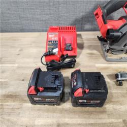 HOUSTON LOCATION - AS-IS MILWAUKEE 3 TOOL COMBO KIT W/ (2) BATTERY & CHARGER