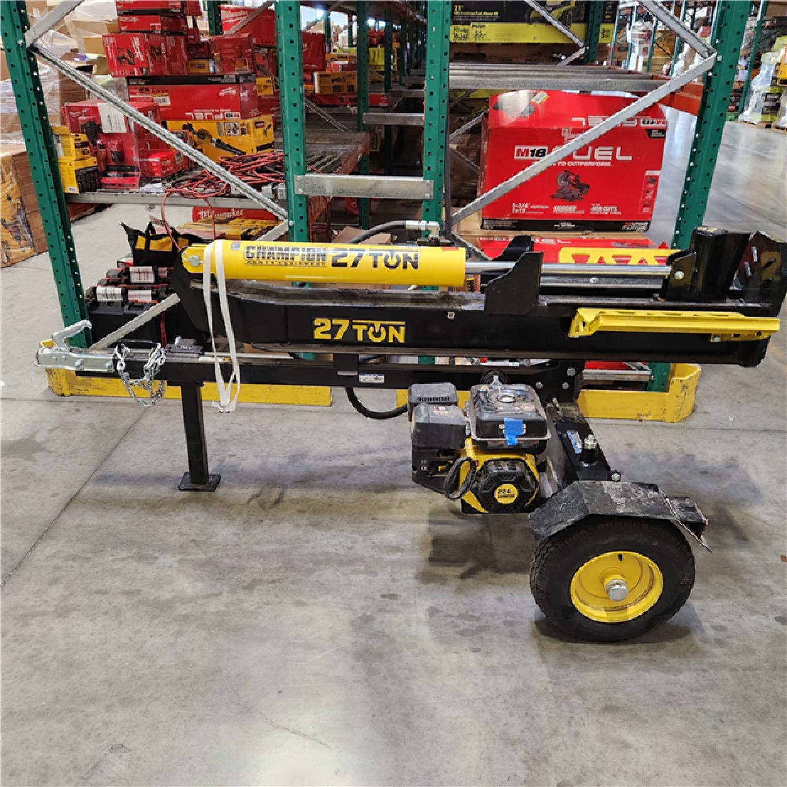 Dallas Location - As-Is Champion Power Equipment 27-Ton Gas-Powered Log Splitter