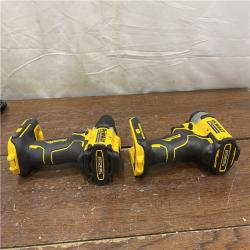 AS-IS DEWALT ATOMIC 20-Volt MAX Lithium-Ion Cordless Combo Kit (2-Tool) with (2) 2.0Ah Batteries, Charger and Bag