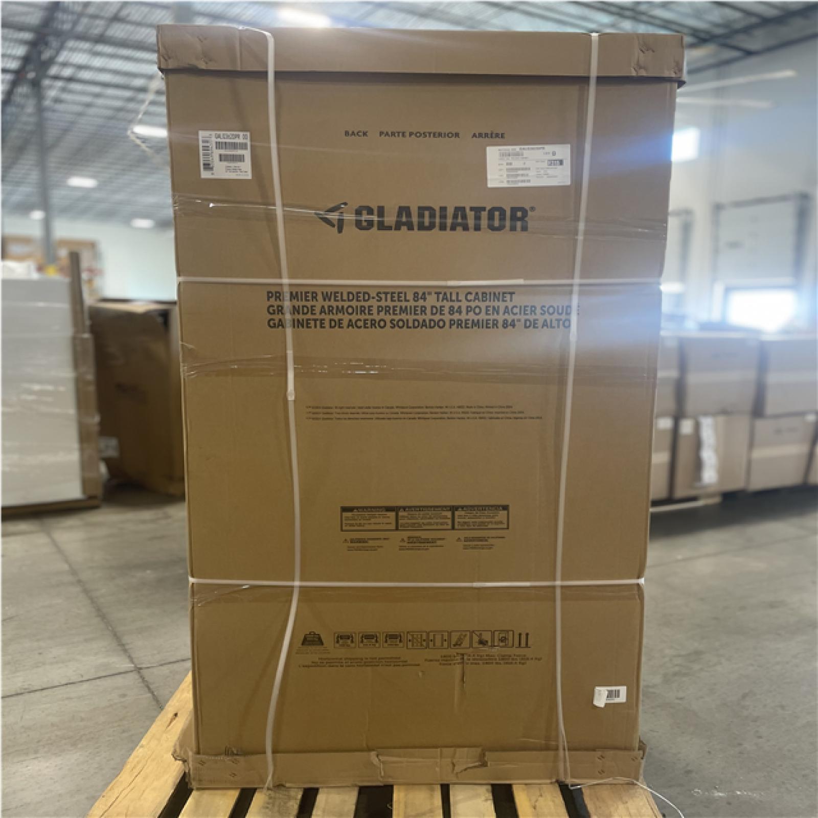 DALLAS LOCATION- GLADIATOR Red Premier Pre-Assembled 84in Tall Cabinet
