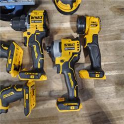 HOUSTON LOCATION - AS-IS (APPEARS LIKE NEW) DEWALT 20-Volt MAX Lithium-Ion Cordless 7-Tool Combo Kit with 2.0 Ah Battery, 5.0 Ah Battery and Charger