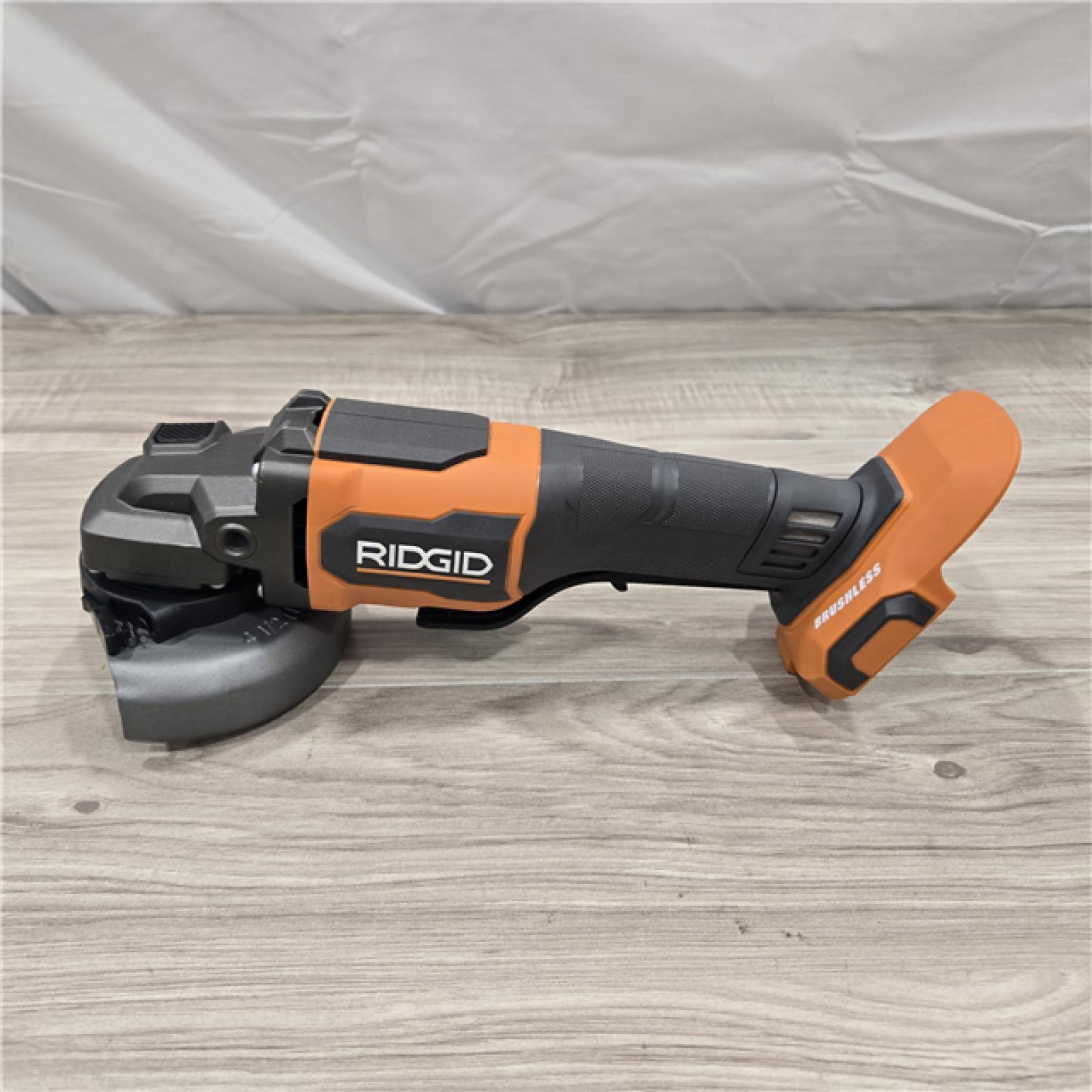 LIKE NEW! - RIDGID 18V Brushless Angle Grinder (Tool Only)