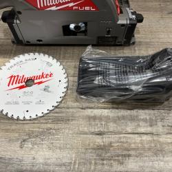 AS-IS Milwaukee FUEL 18V Lithium-Ion Cordless Brushless 6-1/2 in. Plunge Cut Track Saw (Tool-Only)