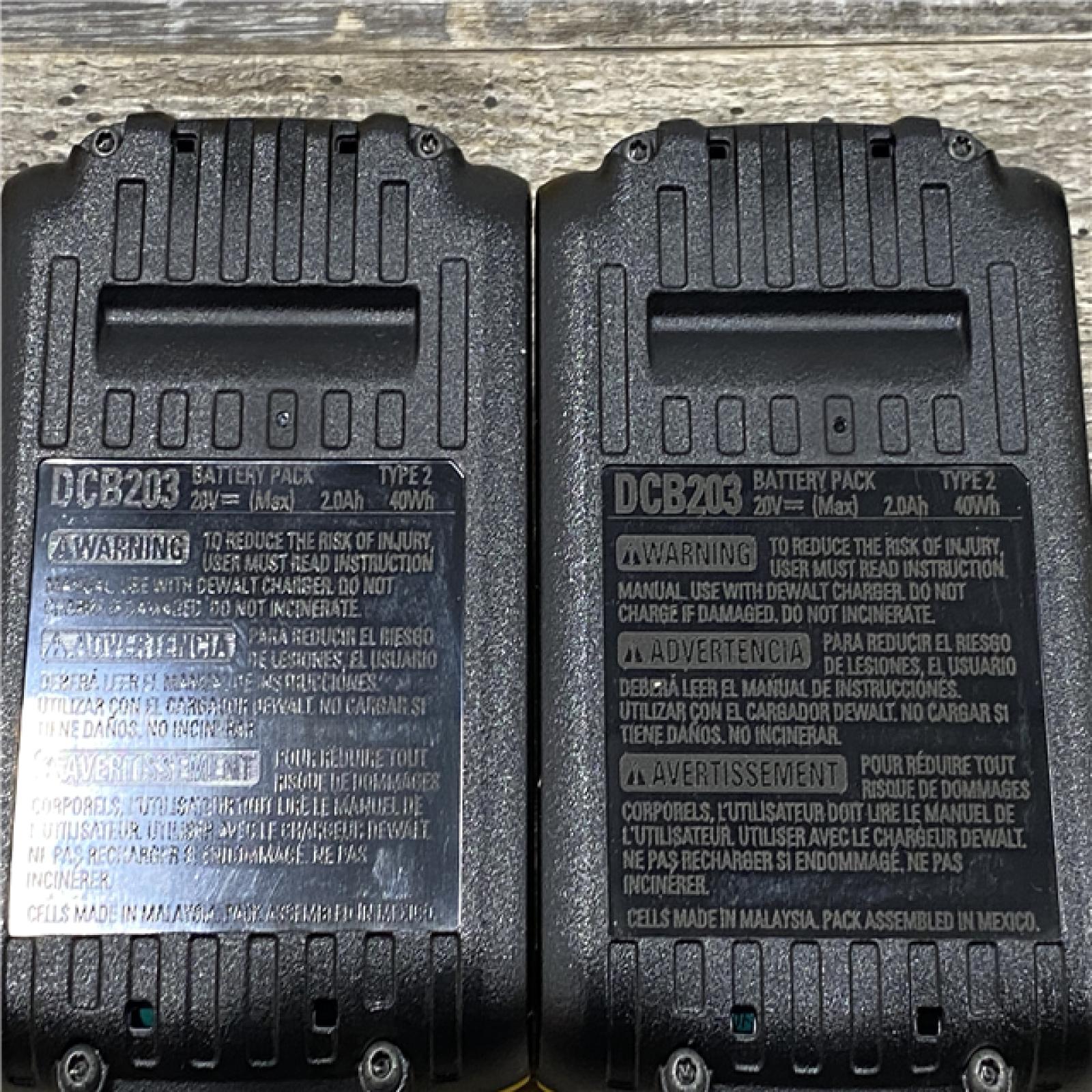 AS-IS DEWALT ATOMIC 20-Volt MAX Lithium-Ion Cordless Combo Kit