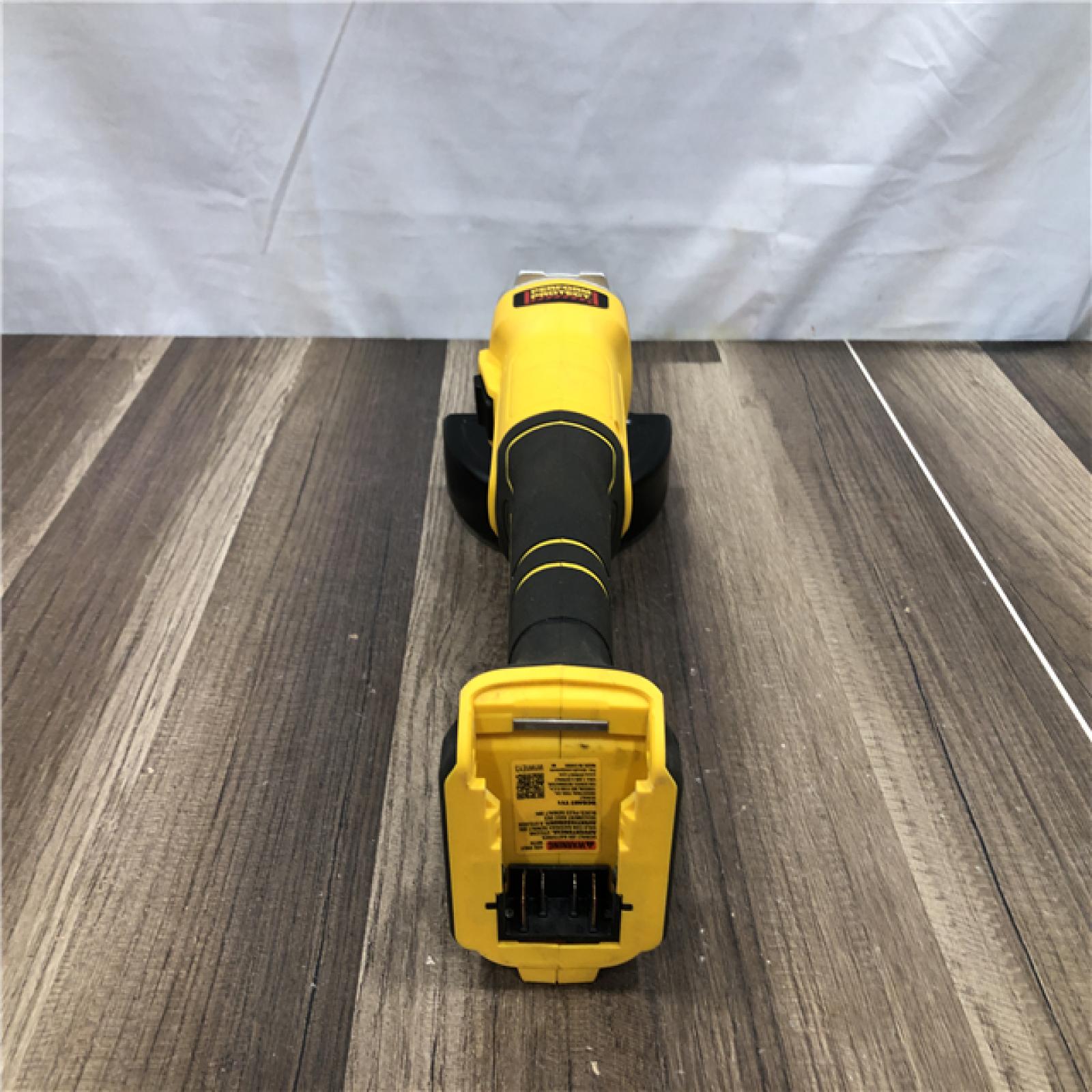 AS-IS DEWALT 20-Volt MAX Cordless Brushless 4-1/2 in. Angle Grinder with Slide Switch (Tool Only)