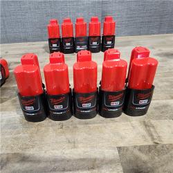 HOUSTON LOCATION - AS-IS MILWAUKEE BATTERY PACK QTY - 20
