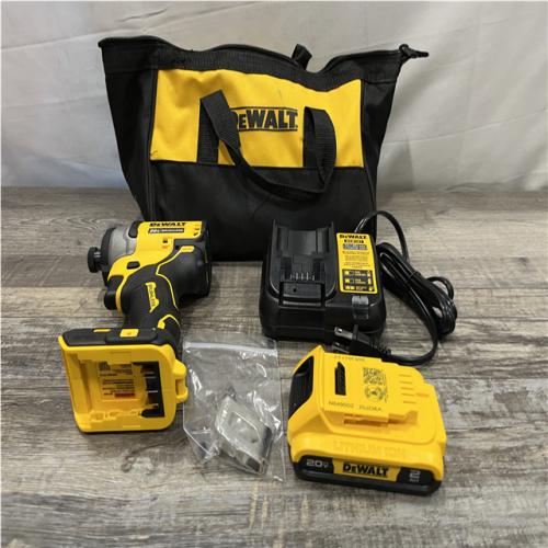 AS-IS DEWALT Atomic 20V Max Lithium-Ion Brushless Cordless Compact 1/4 in. Impact Driver Kit