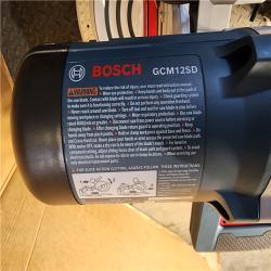 HOUSTON LOCATION - AS-IS Bosch 15 Amps 12 in. Corded Dual-Bevel Glide Miter Saw Tool Only