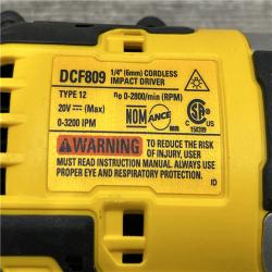 AS-IS DEWALT Atomic 20V Max Lithium-Ion Brushless Cordless Compact 1/4 in. Impact Driver Kit