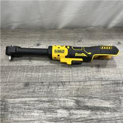 AS-IS DEWALT ATOMIC 20V MAX 3/8 in. Extended Reach Cordless Ratchet (Tool Only)