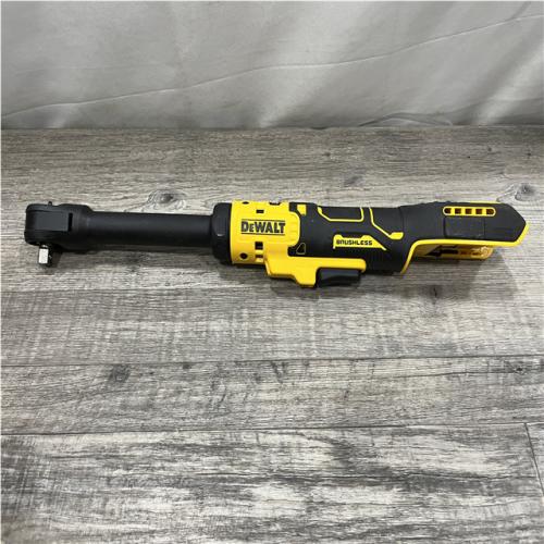 AS-IS DEWALT ATOMIC 20V MAX 3/8 in. Extended Reach Cordless Ratchet (Tool Only)