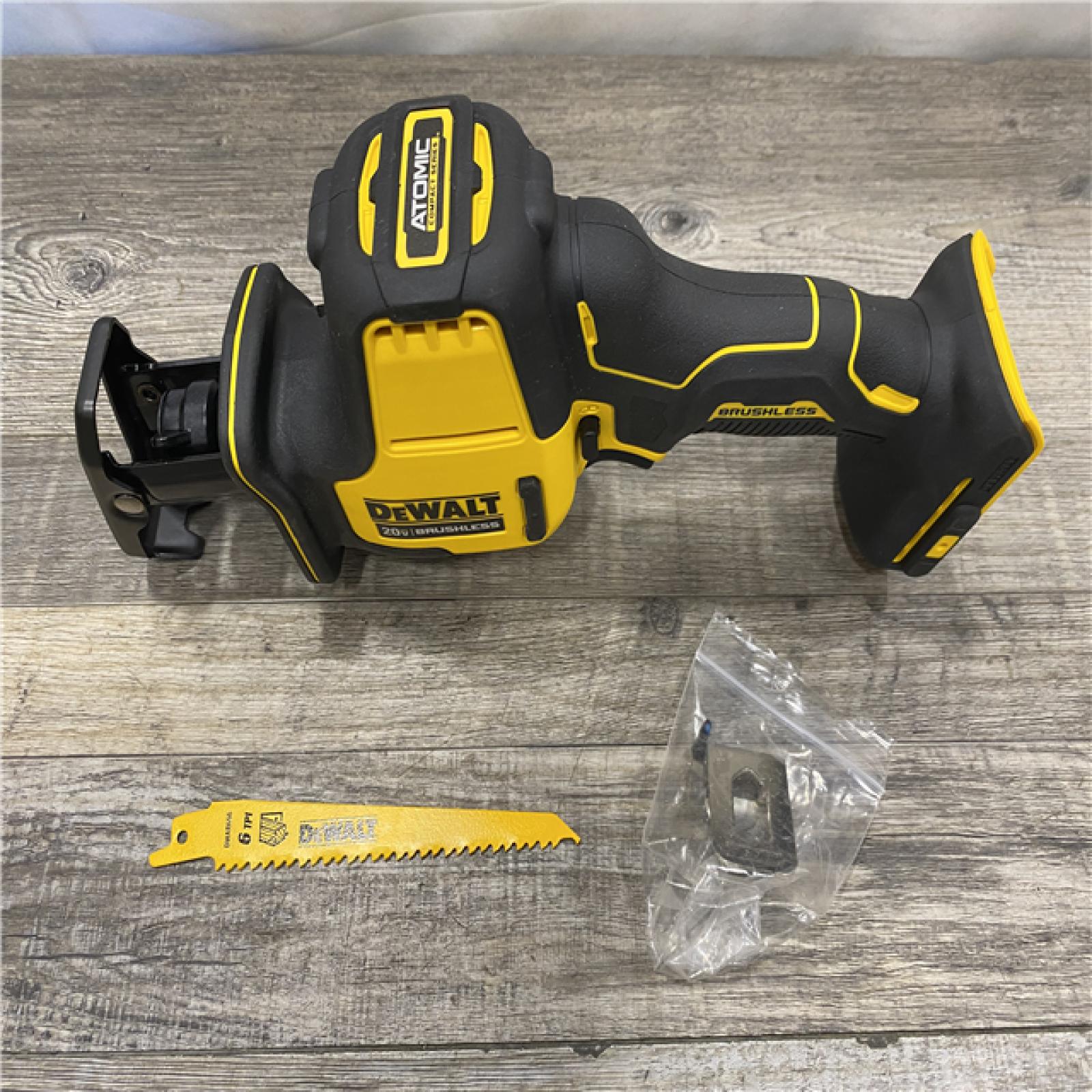 AS-IS DEWALT ATOMIC 20V MAX Cordless Brushless Compact Reciprocating Saw (Tool Only)