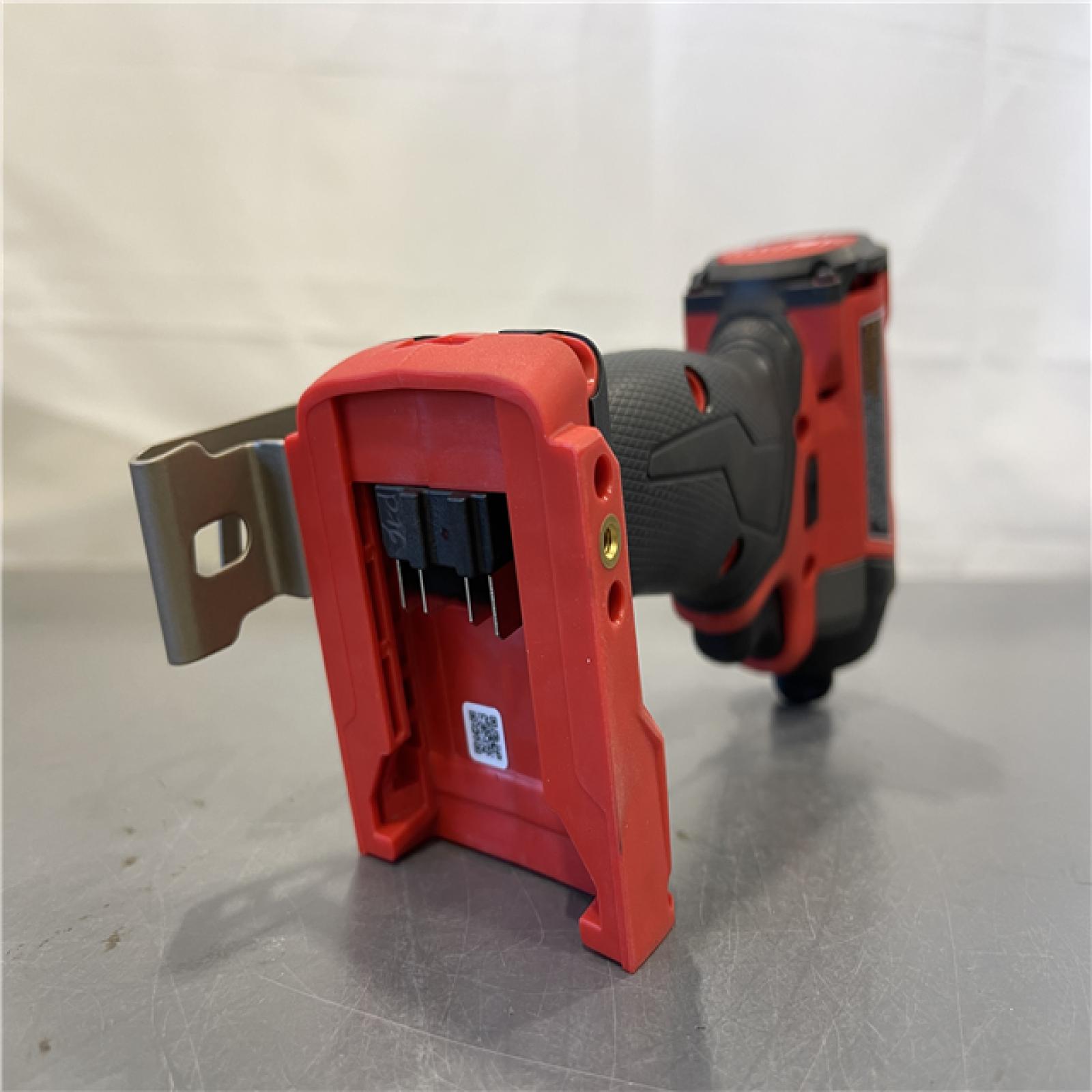 AS-IS - Milwaukee 18V Lithium-Ion Brushless Cordless 1/4 Hex Impact Driver Bare Tool  Red