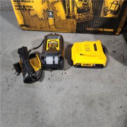 HOUSTON LOCATION - AS-IS DeWalt DCN660D1 20V 16 Gauge Cordless Angled Finish Nailer Kit W/ 2Ah Battery