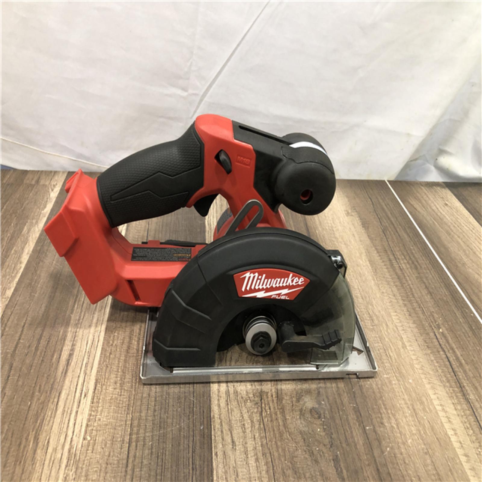 AS-IS Milwaukee FUEL 18V Lithium-Ion Brushless Cordless Metal Cutting 5-3/8 in. Circular Saw (Tool-Only)