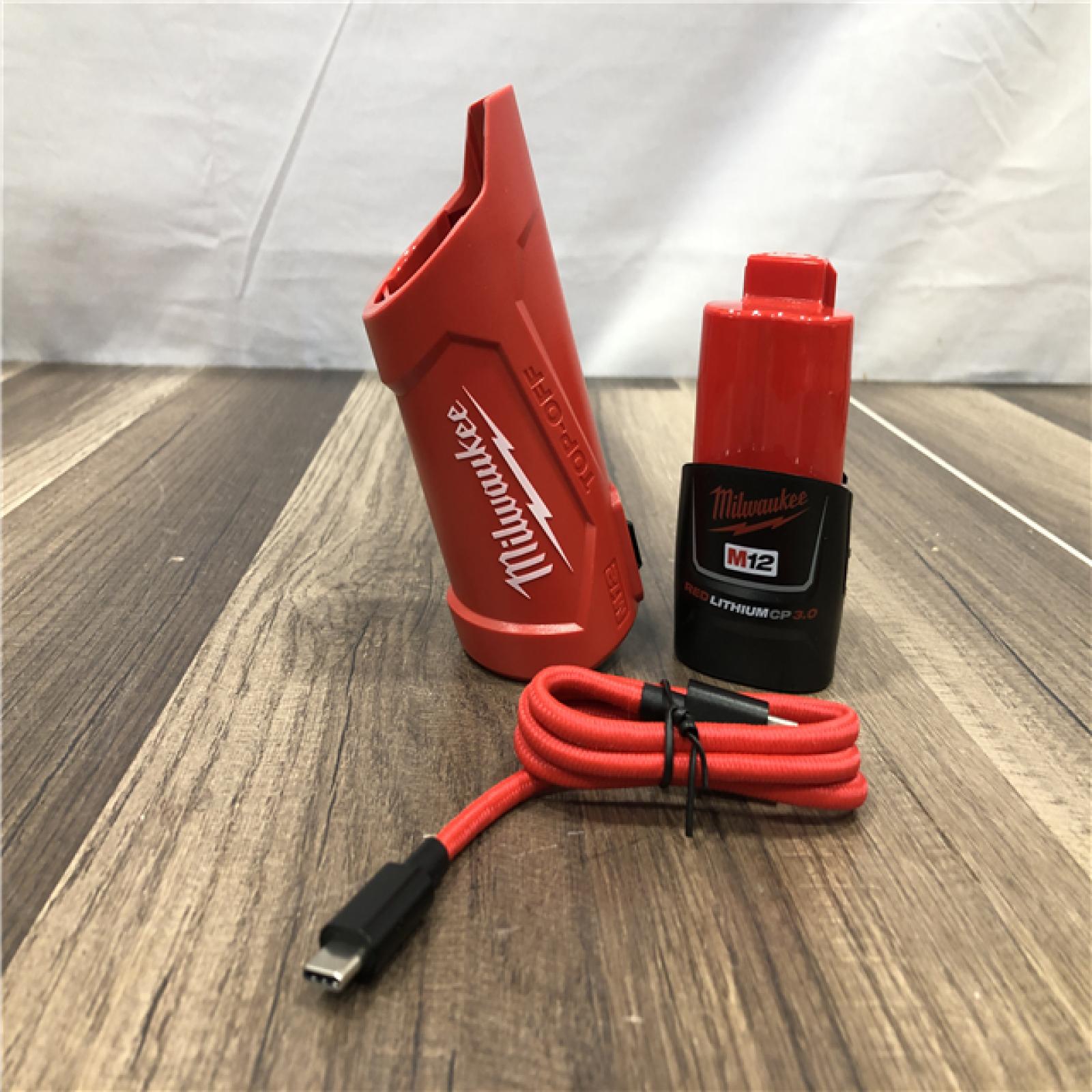 AS-IS Milwaukee Men's X-Large 12-Volt Lithium-Ion Cordless Tough Shell Black Heated Jacket with